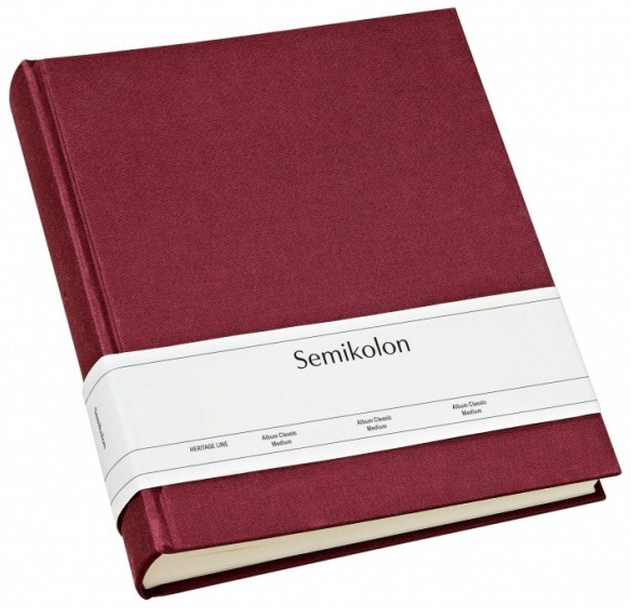 Semikolon Fotoalbum Album 351006 Classic Medium burgundy von Semikolon