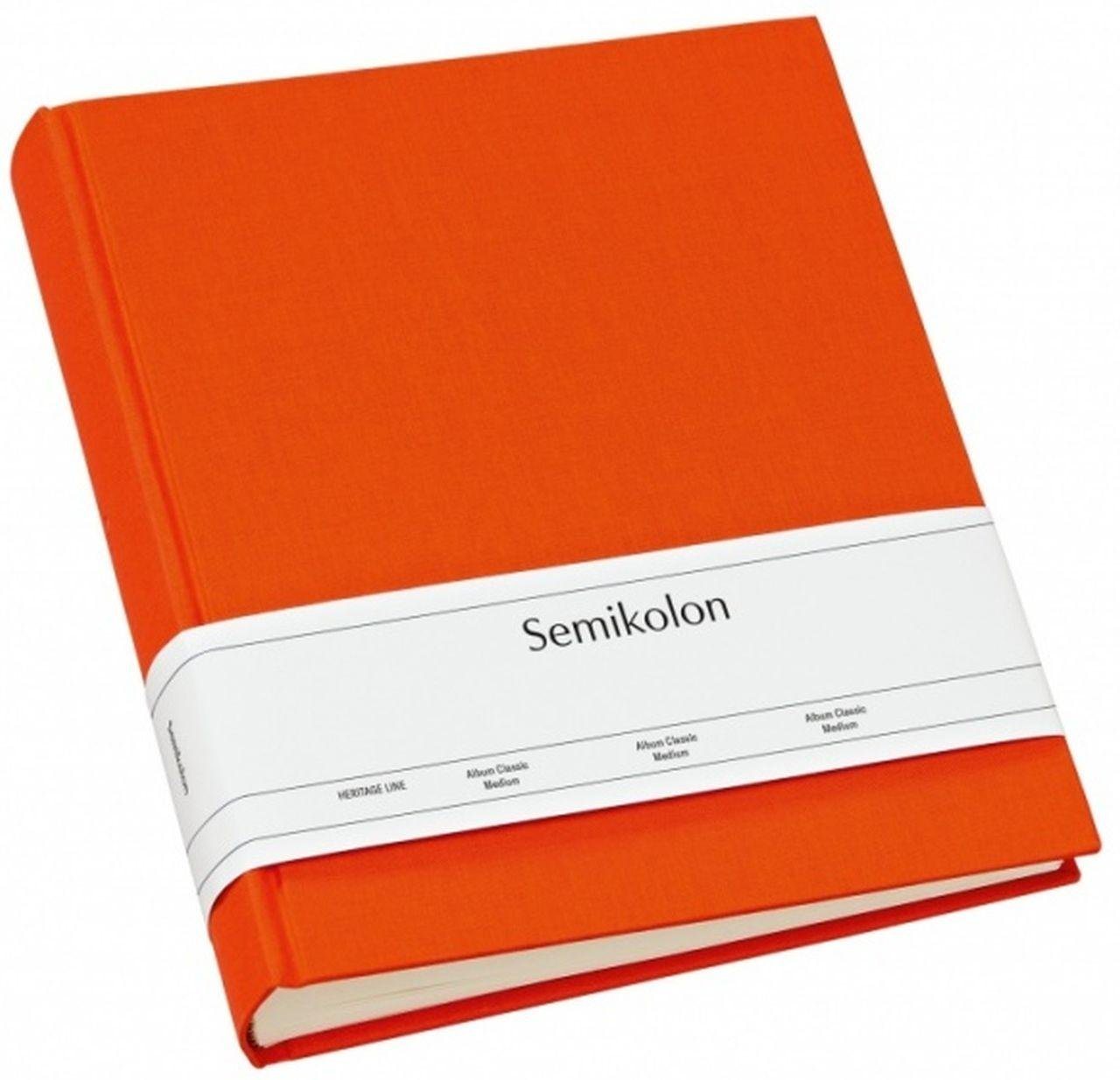 Semikolon Fotoalbum Album 351015 Classic Medium orange von Semikolon