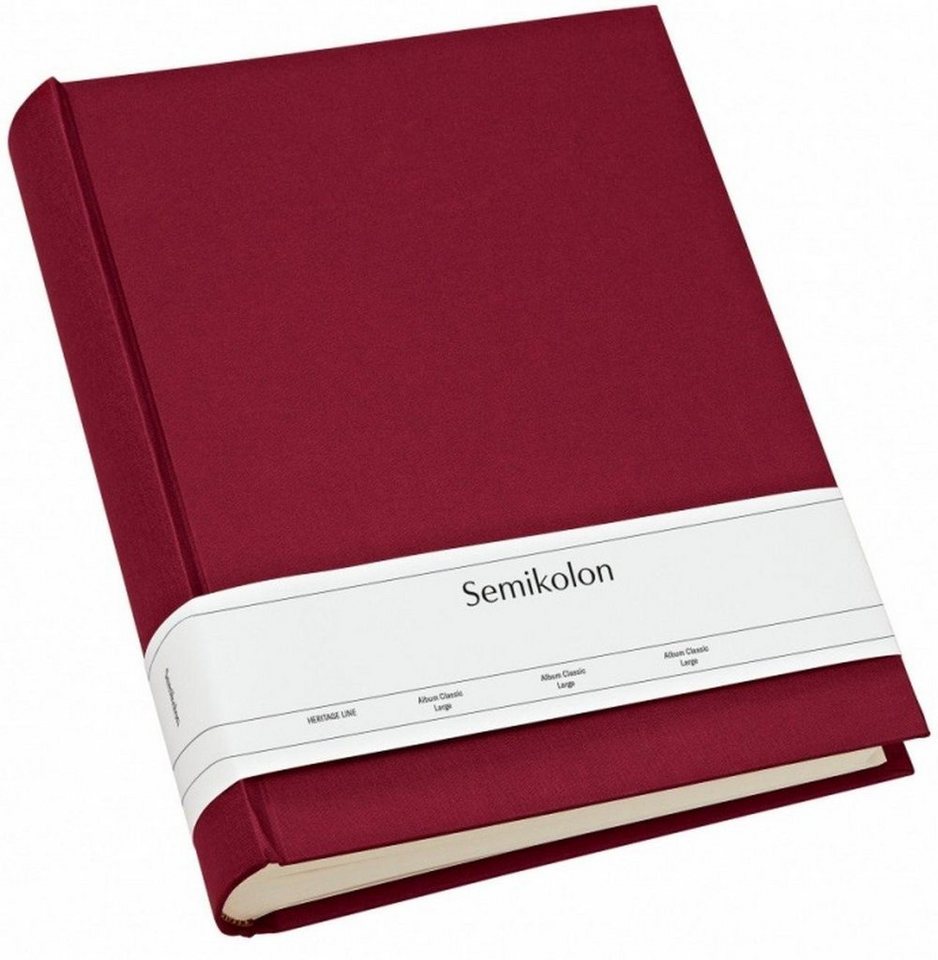 Semikolon Fotoalbum Album 351024 Classic Large burgundy von Semikolon