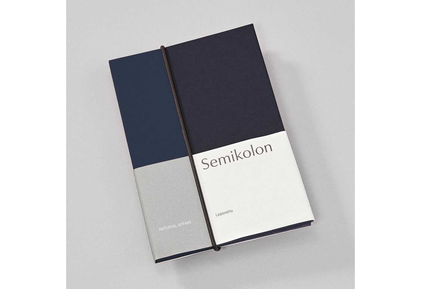 Semikolon Fotoalbum Leporello Natural Affair Midnight von Semikolon