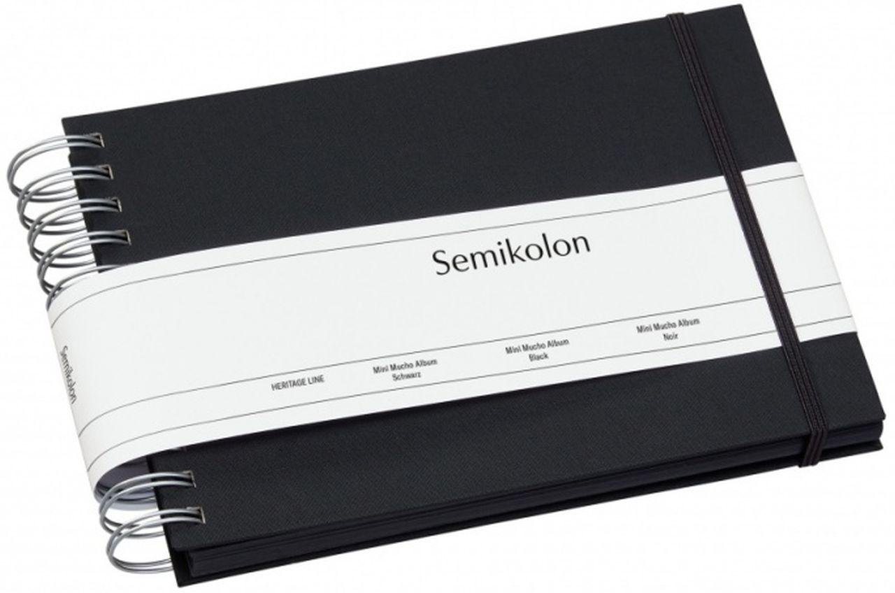 Semikolon Fotoalbum Mini Mucho 352982 Album black black von Semikolon