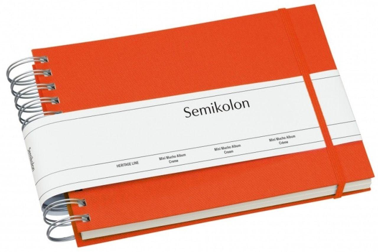 Semikolon Fotoalbum Mini Mucho 353023 Album cream orange von Semikolon