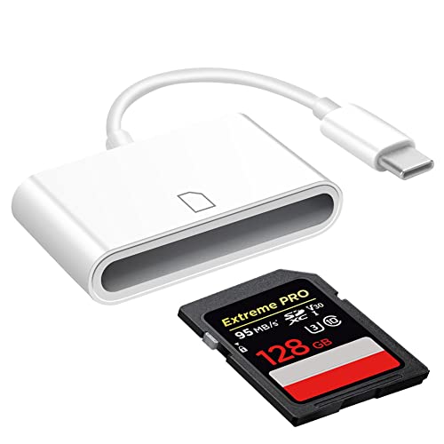 SD Kartenleser, Seminer USB C auf SD Karten Kameraleser Adapter mit Typ C und OTG Funktion, Kompatibel mit Samsung S20/S10/Note, 2018Pad Pro, Google Pixel, MacBook von Seminer
