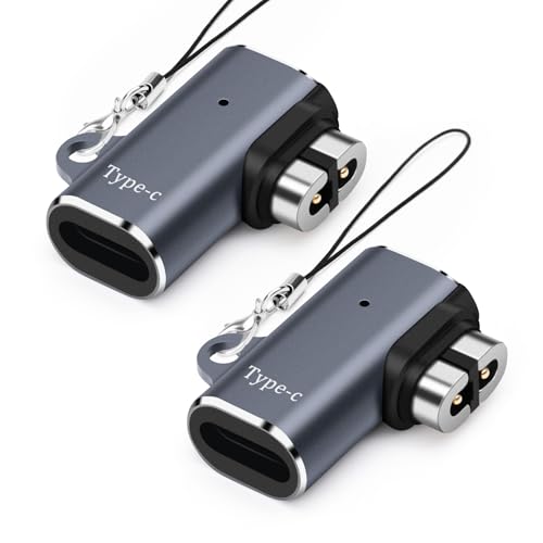 Seminer USB C Ladeadapter für Shokz Kopfhörer (2er Pack), Magnetischer Ladeadapter für After Shokz Kopfhörer Ladegerät Kompatibel mit Shokz Aeropex, OpenRun/Pro, OpenRun Mini, OpenComm von Seminer