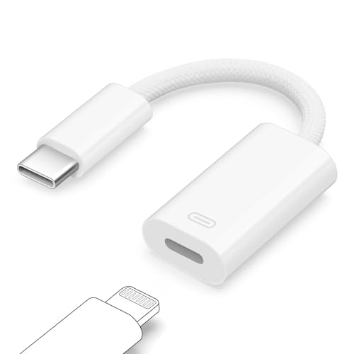 Seminer USB C zu Lightning Kopfhörer Audio Adapter, 3in1 Typ-C Stecker zu Lightning Buchse mit Daten und Ladekonverter für iPhone 16/15 Serie, iPad und mehr Seminer USB C zu Lightning Kopfhörer Audio Adapter, 3in1 Typ-C Stecker zu Lightning Buchse mit Daten und Ladekonverter für iPhone 16/15 Serie, iPad und mehr von Seminer