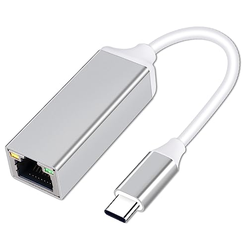 USB C auf Ethernet Adapter, Seminer Typ-C auf RJ45 Gigabit Ethernet LAN Netzwerkadapter Kompatibel mit MacBook Pro 2019/2018/2017, MacBook Air und mehr von Seminer
