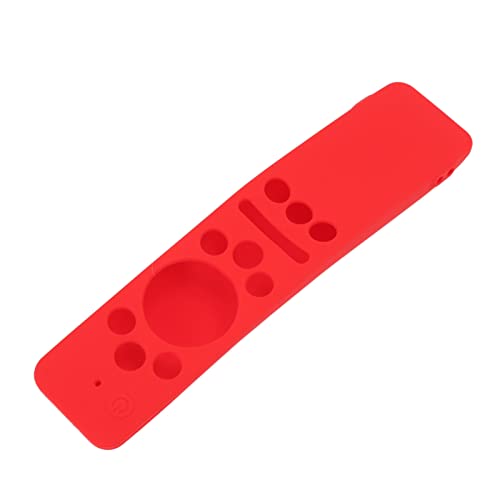 Fernbedienungs -Cover, TV -Fernbedienungs -Cover Silikon -Schutzhülle für Smart TV -Fernbedienung 01259E 1259B 1312A 1312B (Rot) von Semme