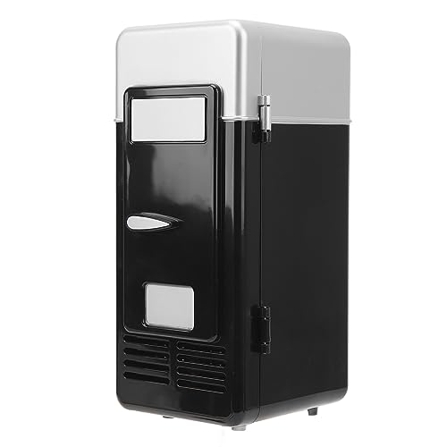 Semme Mini-Kühlschrank, Tragbare Reise-Kompaktkühlschränke, Wiederaufladbarer USB-Kühlschrank mit Niedrigem Dezibel-Wert, Energiesparender Halbleiter-Kühlschrank für Wohnheim, Büro, von Semme