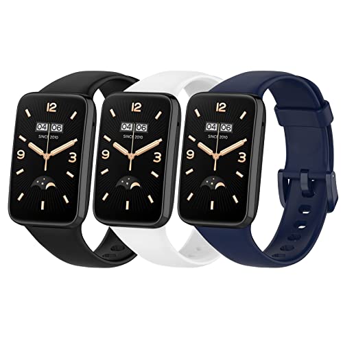 SenMore 3-teilige Armband für Xiaomi Band 7 Pro Smart Watch, Wasserdichte Bänder für den Außenbereich, Sportarmband, Silikonarmbänder, Ersatzarmbänder für Miband 7 Pro Uhrenzubehör von SenMore