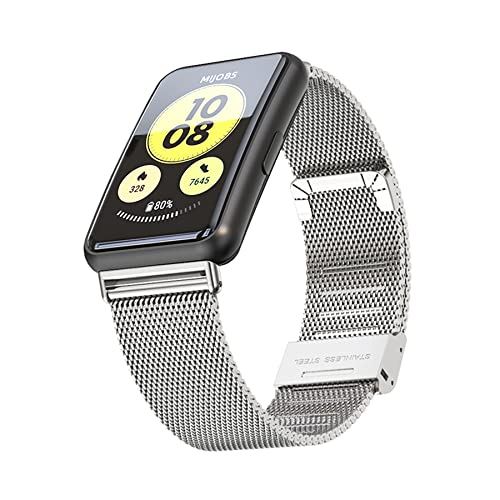 SenMore Armband Kompatibel Mit Huawei Watch Fit & Fit New & Fit Elegant - Ersatzarmband Metall-Edelstahl Für Männer Und Frauen von SenMore
