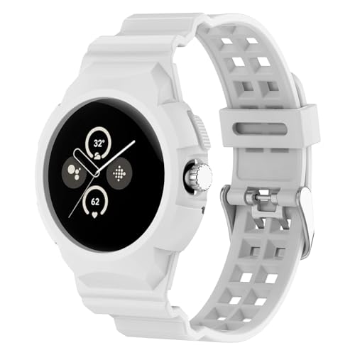 SenMore Armband für Google Pixel Watch/Google Pixel Watch 2, Einstellbares Weiches TPU Uhrenarmband, Sportarmband (Keine Uhr im Lieferumfang) von SenMore