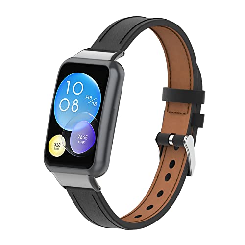 SenMore Lederarmband Kompatibel mit Huawei Watch Fit 2 Armbändern Zubehör Ersatzarmband für Huawei Watch Fit 2 & Watch Fit 2 Active & Watch Fit 2 Elegant von SenMore