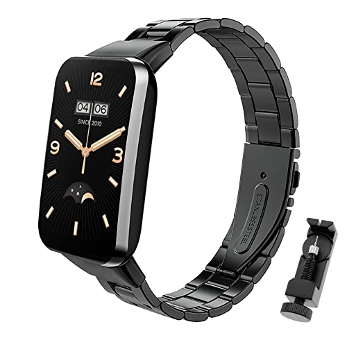 SenMore Metallarmband Kompatibel mit Xiaomi Band 7 Pro Ersatzarmband Metall-Edelstahlbänder für Smartwatch Xiaomi Mi Band 7PRO Armband von SenMore