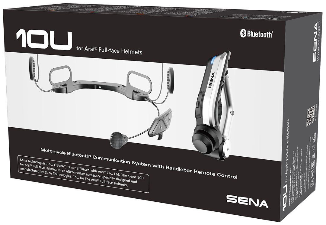 Sena 10U - Arai Bluetooth Kommunikationssystem Einzelset Headset (Bluetooth) von Sena
