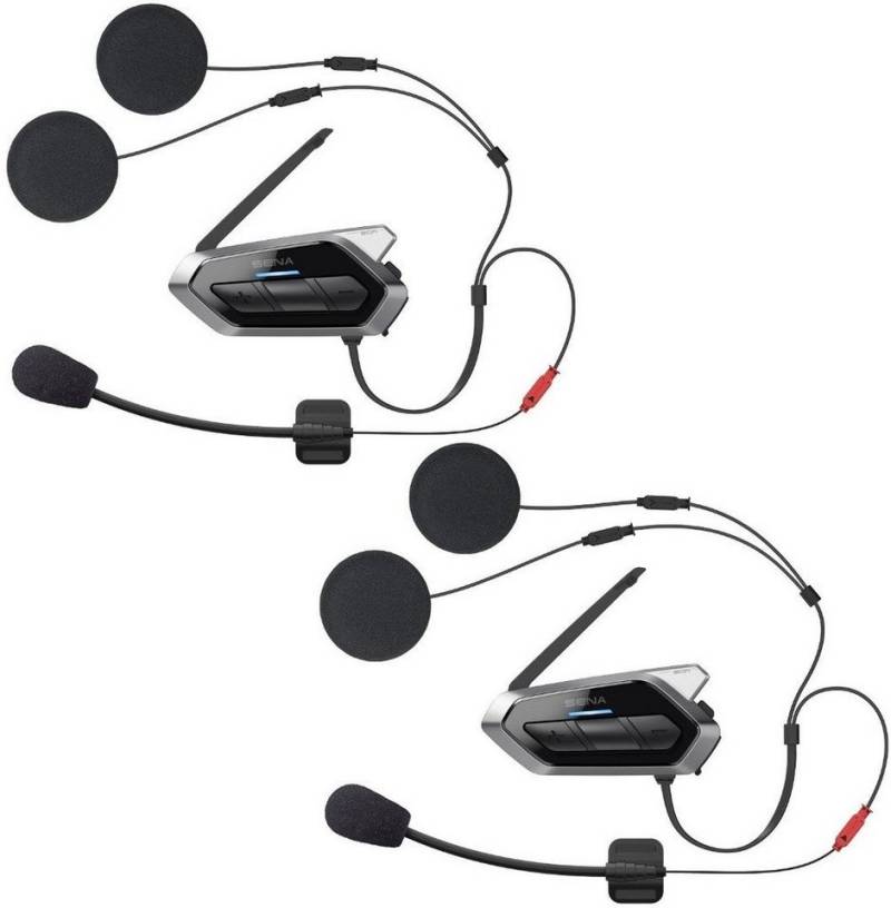 Sena 50R Sound by Harman Kardon Bluetooth Kommunikationssystem Doppelpack Headset (Bluetooth robust) von Sena