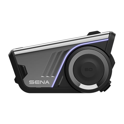 Sena 60S Motorrad-Kommunikations-Bluetooth-Headset mit mit Wave, Mesh und Bluetooth-Intercom-System, Sound von Harman Kardon 2. Generation, Doppelpack Sena 60S Motorrad-Kommunikations-Bluetooth-Headset mit mit Wave, Mesh und Bluetooth-Intercom-System, Sound von Harman Kardon 2. Generation, Doppelpack von Sena