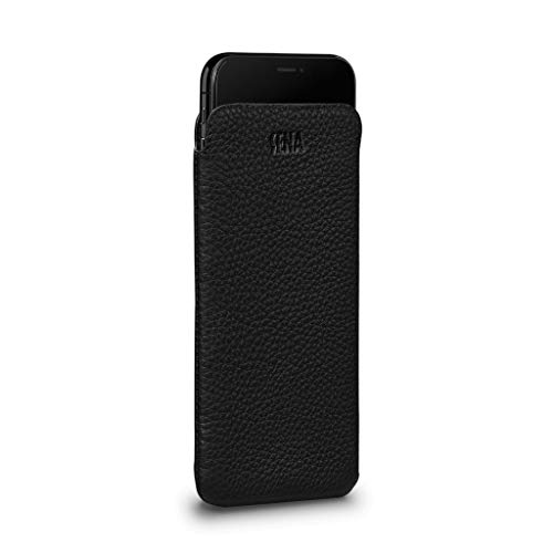 Sena Cases UltraSlim Classic Ledercase Pouch für iPhone XS Max schwarz von Sena