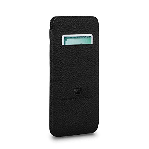 Sena UltraSlim Classic Slim Fit Soft Leather Sleeve Case Black, 6.7 Zoll - iPhone 14 Plus / 15 Plus, 13 Pro Max / 14 Pro Max / 15 Pro Max von Sena