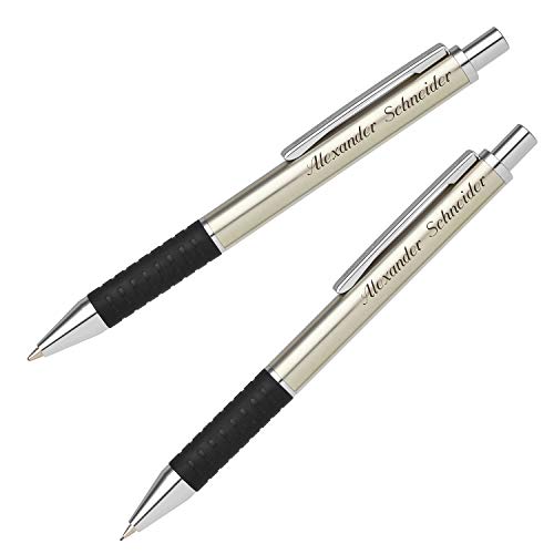 Senator Schreibset SOFTSTAR STEEL 6341 Kugelschreiber Druckbleistift mit persönlicher Gravur und Geschenk-Etui von Senator