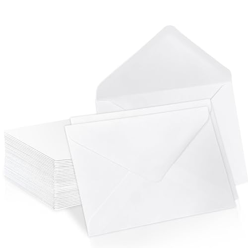 Senbaler 25 Blätter Briefumschläge Kraftpapier DIN C6 Umschläge Ohne Fenster Farbig für Postkarte,Briefköpfe,Grußkarten,Einladung, Geburtstagskarten,16.4×11.2cm von Senbaler