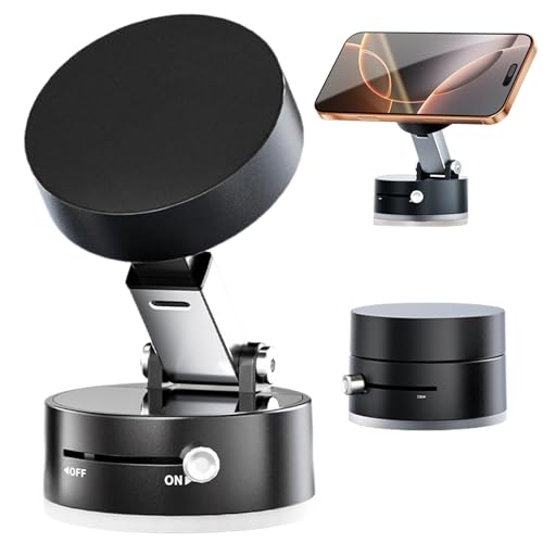 Senchinner Vakuum-Magnet Handyhalterung Auto-Faltbar & Einziehbar Vakuum-Handyhalterung mit Saugnapf,Magnetische Handy-Autohalterung für Metall,Glas,Wand, Spiegel & Autoscheibe,Verbesserte 360° Senchinner Vakuum-Magnet Handyhalterung Auto-Faltbar & Einziehbar Vakuum-Handyhalterung mit Saugnapf,Magnetische Handy-Autohalterung für Metall,Glas,Wand, Spiegel & Autoscheibe,Verbesserte 360° von Senchinner