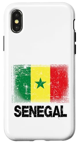 Liebe Senegal mit senegalesischer Flagge Hülle für iPhone X/XS Liebe Senegal mit senegalesischer Flagge Hülle für iPhone X/XS von Senegal Teez