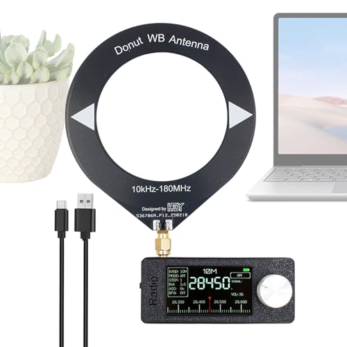 Senermter All Band Radio Receiver, Ham Radio Receiver,SW Radios mit Allen Bändern | Kompakter Reisebegleiter mit Antenne, 1,9-Zoll-IPS-Bildschirm, ESP-32-S3 Master Control für Männer Frauen von Senermter