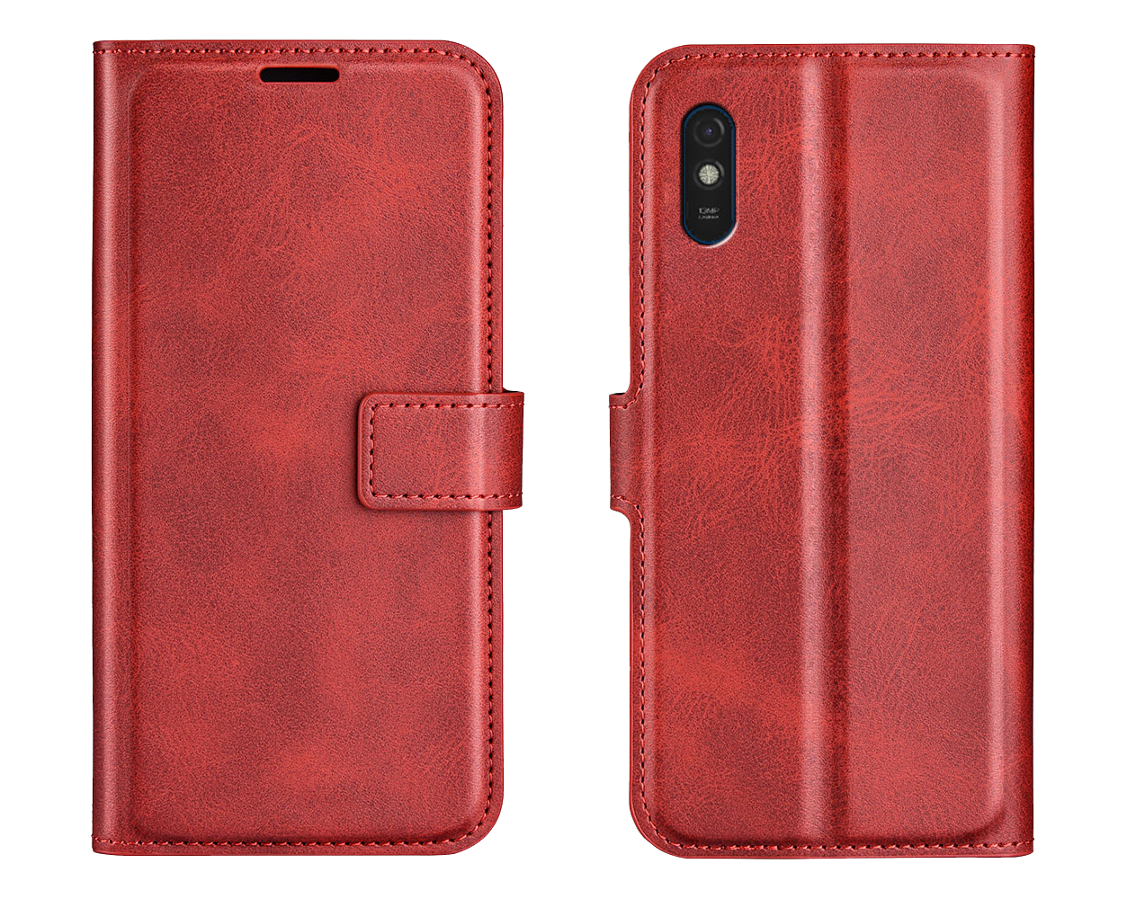 Handyhülle mit Platz für Pässe - rot Handyhülle mit Platz für Pässe - rot von Senifone