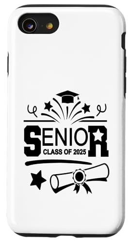 Abschlussklasse 2025 Stolze Familie Hülle für iPhone SE (2020) / 7 / 8 von Senior Graduate 2025 Proud Family Sapphire Star