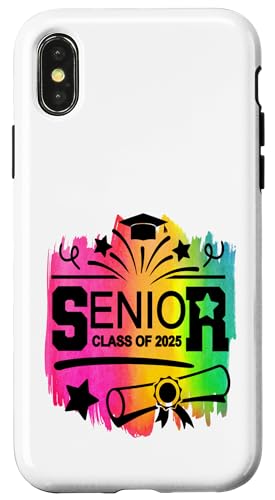 Abschlussklasse 2025 Stolze Familie Hülle für iPhone X/XS Abschlussklasse 2025 Stolze Familie Hülle für iPhone X/XS von Senior Graduate 2025 Proud Family Sapphire Star