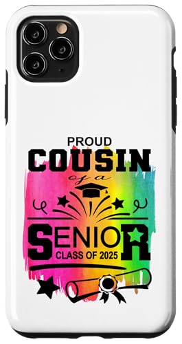 Stolzer Cousin einer Klasse von 2025 Senior Graduate Hülle für iPhone 11 Pro Max Stolzer Cousin einer Klasse von 2025 Senior Graduate Hülle für iPhone 11 Pro Max von Senior Graduate 2025 Proud Family Sapphire Star