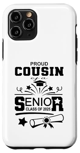 Stolzer Cousin einer Klasse von 2025 Senior Graduate Hülle für iPhone 11 Pro Stolzer Cousin einer Klasse von 2025 Senior Graduate Hülle für iPhone 11 Pro von Senior Graduate 2025 Proud Family Sapphire Star