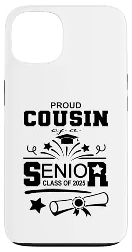 Stolzer Cousin einer Klasse von 2025 Senior Graduate Hülle für iPhone 13 von Senior Graduate 2025 Proud Family Sapphire Star