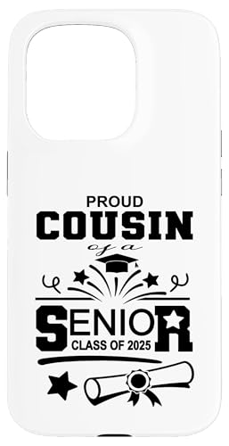 Stolzer Cousin einer Klasse von 2025 Senior Graduate Hülle für iPhone 15 Pro Stolzer Cousin einer Klasse von 2025 Senior Graduate Hülle für iPhone 15 Pro von Senior Graduate 2025 Proud Family Sapphire Star