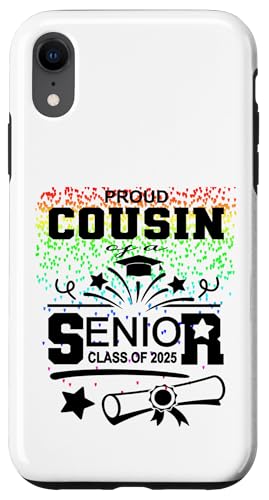 Stolzer Cousin einer Klasse von 2025 Senior Graduate Hülle für iPhone XR Stolzer Cousin einer Klasse von 2025 Senior Graduate Hülle für iPhone XR von Senior Graduate 2025 Proud Family Sapphire Star