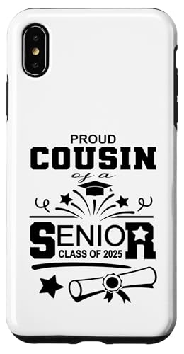 Stolzer Cousin einer Klasse von 2025 Senior Graduate Hülle für iPhone XS Max von Senior Graduate 2025 Proud Family Sapphire Star