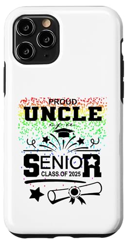 Stolzer Onkel einer Klasse von 2025 Senior Graduate Hülle für iPhone 11 Pro von Senior Graduate 2025 Proud Family Sapphire Star