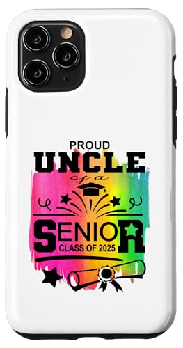 Stolzer Onkel einer Klasse von 2025 Senior Graduate Hülle für iPhone 11 Pro von Senior Graduate 2025 Proud Family Sapphire Star