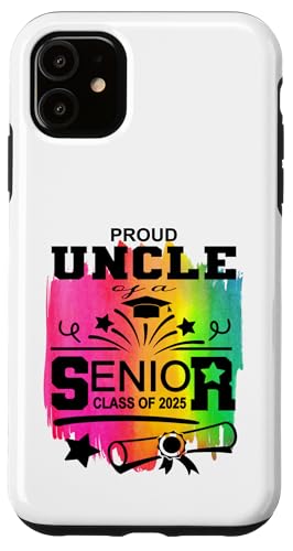 Stolzer Onkel einer Klasse von 2025 Senior Graduate Hülle für iPhone 11 Stolzer Onkel einer Klasse von 2025 Senior Graduate Hülle für iPhone 11 von Senior Graduate 2025 Proud Family Sapphire Star