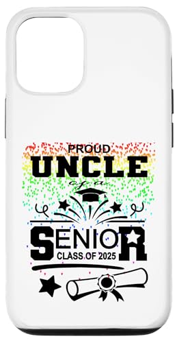 Stolzer Onkel einer Klasse von 2025 Senior Graduate Hülle für iPhone 12/12 Pro Stolzer Onkel einer Klasse von 2025 Senior Graduate Hülle für iPhone 12/12 Pro von Senior Graduate 2025 Proud Family Sapphire Star