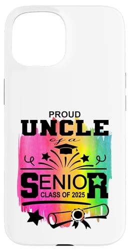 Stolzer Onkel einer Klasse von 2025 Senior Graduate Hülle für iPhone 15 Stolzer Onkel einer Klasse von 2025 Senior Graduate Hülle für iPhone 15 von Senior Graduate 2025 Proud Family Sapphire Star