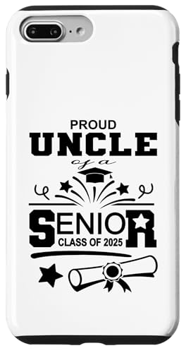 Stolzer Onkel einer Klasse von 2025 Senior Graduate Hülle für iPhone 7 Plus/8 Plus Stolzer Onkel einer Klasse von 2025 Senior Graduate Hülle für iPhone 7 Plus/8 Plus von Senior Graduate 2025 Proud Family Sapphire Star