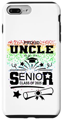 Stolzer Onkel einer Klasse von 2025 Senior Graduate Hülle für iPhone 7 Plus/8 Plus Stolzer Onkel einer Klasse von 2025 Senior Graduate Hülle für iPhone 7 Plus/8 Plus von Senior Graduate 2025 Proud Family Sapphire Star