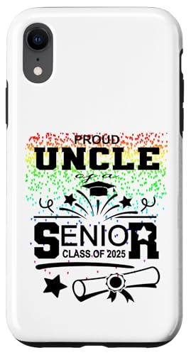 Stolzer Onkel einer Klasse von 2025 Senior Graduate Hülle für iPhone XR Stolzer Onkel einer Klasse von 2025 Senior Graduate Hülle für iPhone XR von Senior Graduate 2025 Proud Family Sapphire Star