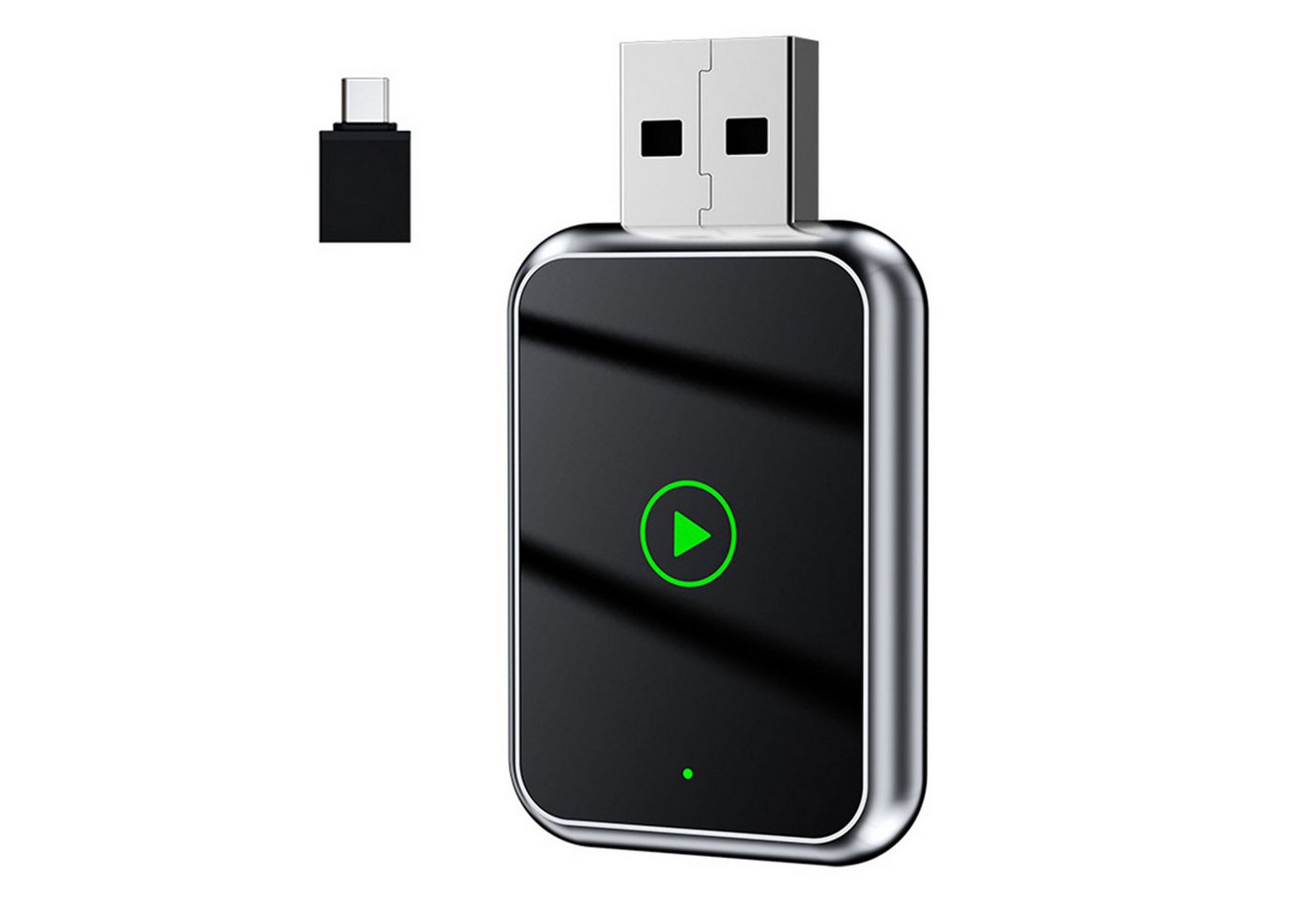 Senmudi Wireless CarPlay Adapter,Android Auto Wireless Adapter Adapter DVI-D, Mini & Stabiler CarPlay Wireless Adapter kompatibel für Autos Senmudi Wireless CarPlay Adapter,Android Auto Wireless Adapter Adapter DVI-D, Mini & Stabiler CarPlay Wireless Adapter kompatibel für Autos von Senmudi