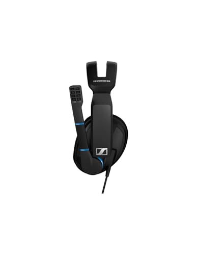 EPOS I Sennheiser GSP 300 Gaming Headset Kopfhörer, Geräuschunterdrückendes Mikrofon, Flip-to-Mute, Ergonomisch, Ohrpolster, Kompatibel mit PC, Mac, PS4, PS5, Xbox Series X, Xbox One, Nintendo Switch von Sennheiser