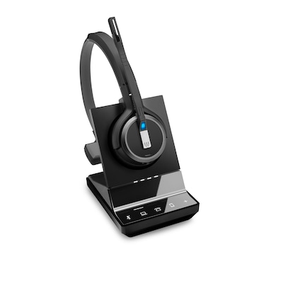 EPOS IMPACT SDW 5036T Mono-DECT-Headset - MS-Teams-Version, Bluetooth (BTD 800 Adapter), EPOS ActiveGard®, Triple-Konnektivität, Noice Cancelling, Multi-Connect, inkl. Basisstation von Epos