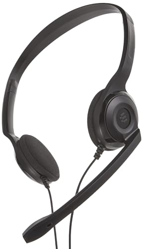 EPOS PC 3 Chat - Langlebiges On-Ear Headset PC, Kopfhörer mit Kabel, Rauschunterdrückendes Mikrofon, Einfach zu Verbinden, Stereosound, Für Online-Anrufe, -Unterricht, 2 x 3,5-MM-buchsen Schwarz von Sennheiser