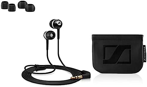 Sennheiser CX 300-II Precision In-Ear-Kopfhörer (1,2 m Kabellänge, 3,5 mm Klinkenstecker, Tragetasche, Earadapterset S/M/L) schwarz von Sennheiser