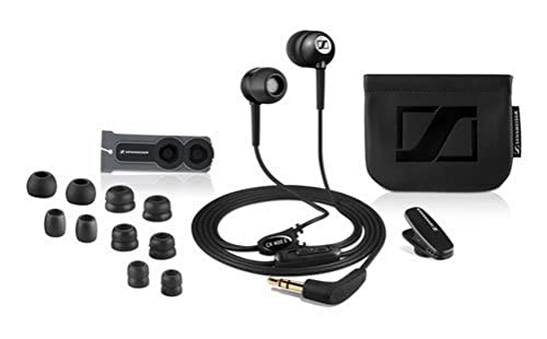 Sennheiser CX 400-II Precision Stereo-In-Ear-Kopfhörer (1,2 m Kabellänge, 3,5 mm Klinkenstecker, Earadapterset S/M/L, Tragetasche) schwarz von Sennheiser